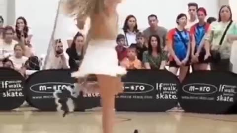 ISN'T SHE WONDERFUL? #wonderful #mindblowing #magnificient #skating #viralvideo #americagottelent