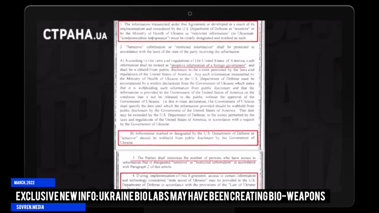 Pentagon FINALLY Admits, 46 U.S. Funded Bio Labs in Ukraine