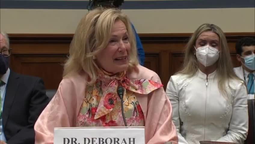 Jim Jordan got Dr Deborah Dirx to say the Government falsified COVID info