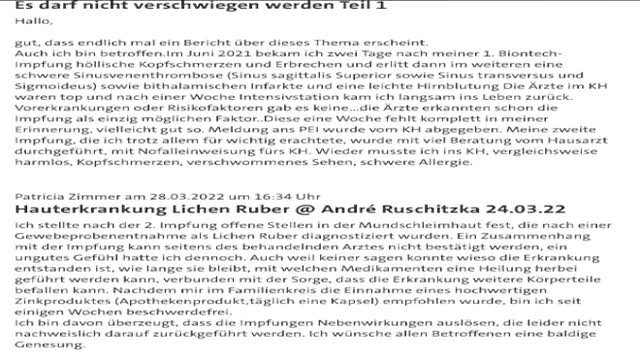 MDR LÖSCHT KOMMENTARE UNTER IHREM IMPFSCHADEN-BEITRAG (German)