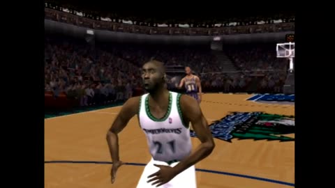 NBA Live 2001 (Ps2) Indiana Pacers vs Minnesota Timberwolves Part2