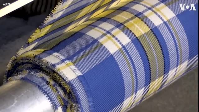 A KILT FOR ZELENSKY - SCOTTISH MILL - VOA NEWS