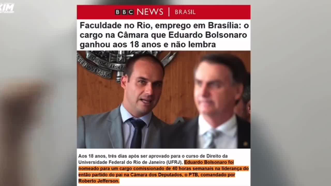 Roberto Jefferson com a familia Bolsonaro desde 2003