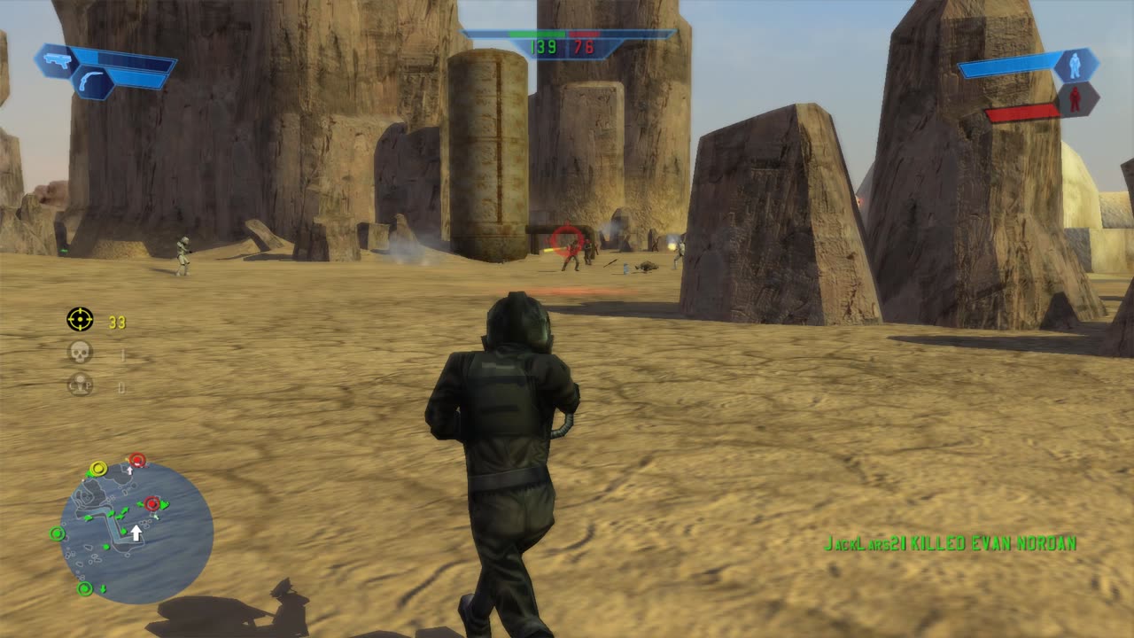 SWBF 2004: Galactic Civil War Campaign (Desert Extermination) Gameplay