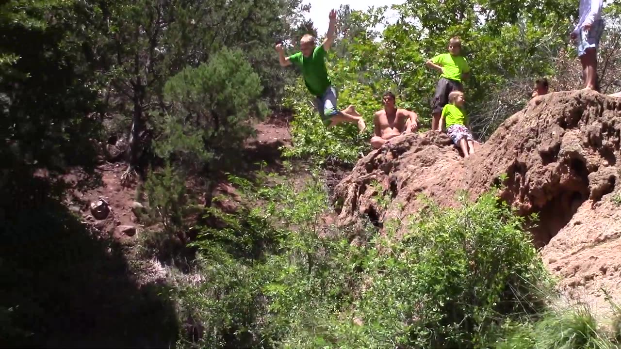 Rock Jump at Fossil Creek Waterfall - sanderson1611 Channel Revival