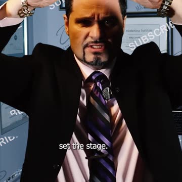 Business Hand Gestures! This one means "Set the stage"