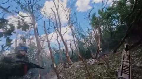 Ukrainians Clearing Russian Positions Around Kharkiv