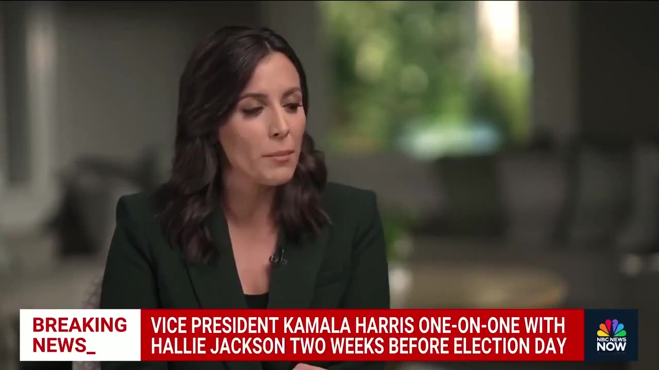 NBC: Would you put Liz Cheney in the cabinet? Kamala: "I'll keep you posted."