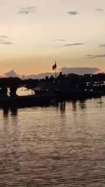 Star Spangled Banner sang before the fishing tournament this morning.