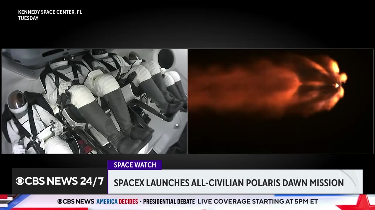 SpaceX launches Polaris Dawn mission, sends billionaire to space