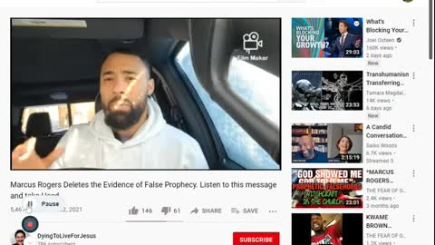 Never said God told me