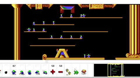 Lemmings 95: Fun level, Tailor made for blockers