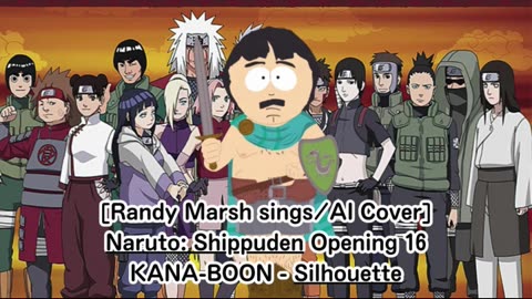 [Randy Mars sings/AI Cover] Naruto: Shippuden Opening 16 KANA-BOON - Silhouette