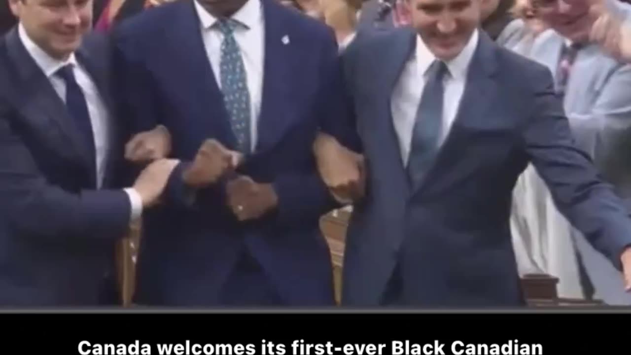 Canada welcome it's first black speaker Greg fergus