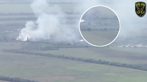 Destruction of the invaders' tank by the Marines of the "Griffin 501" group by an FPV-drone