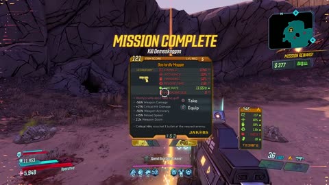 Borderlands 3 - RARE ENEMY _ DEMOSKAGGON (Easter Egg)