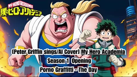 [Peter Griffin sings/AI Cover] My Hero Academia Season 1 Opening Porno Graffitti - The Day