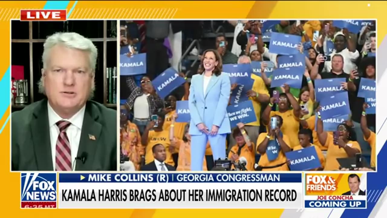 Biden, Harris are allowing millions to pour in through the border- Mike Collins