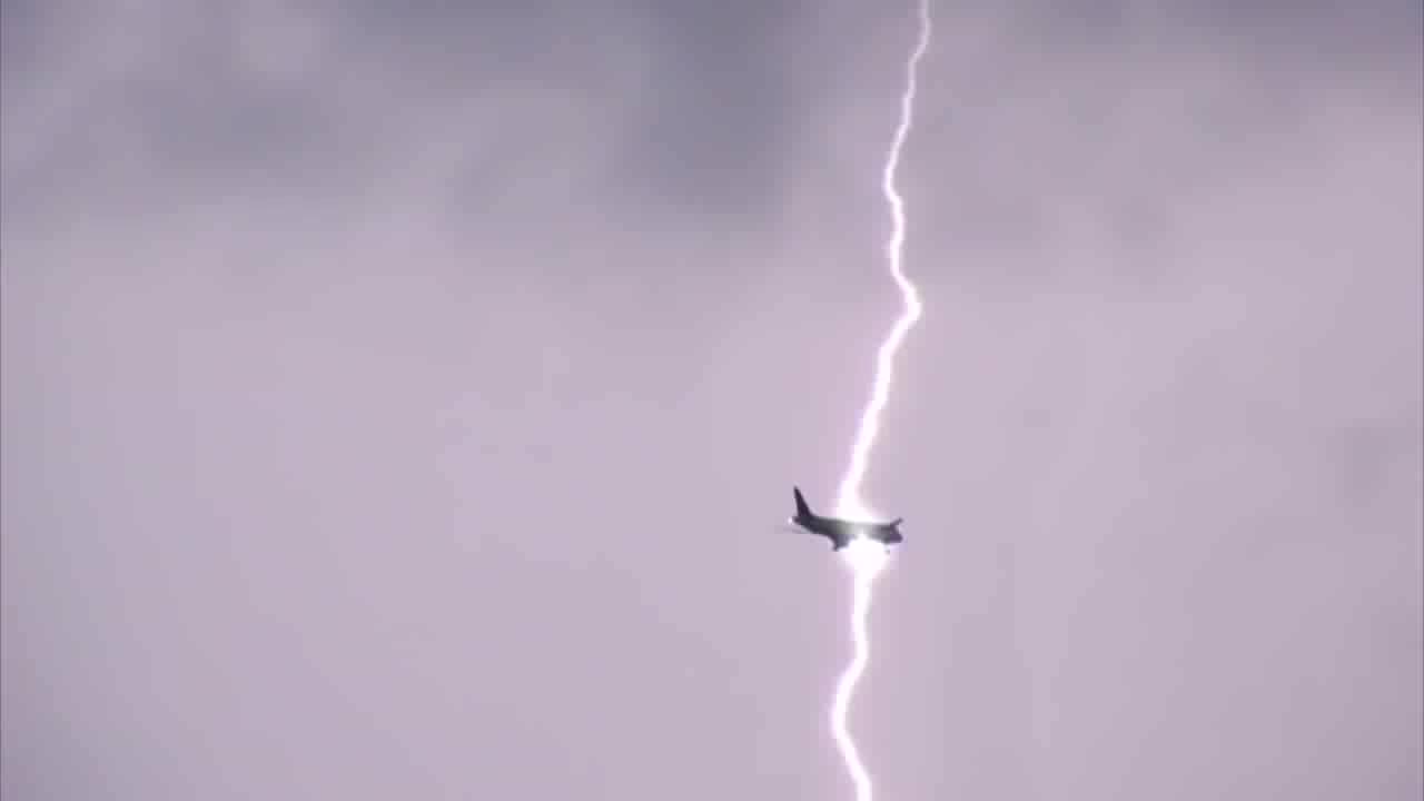 Cat funky and lightning strikes