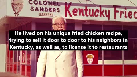 Colonel Sanders Story Teaches Different