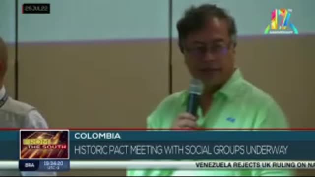 Colombia_ Historic Pact initiates meeting with citizens for social progress.
