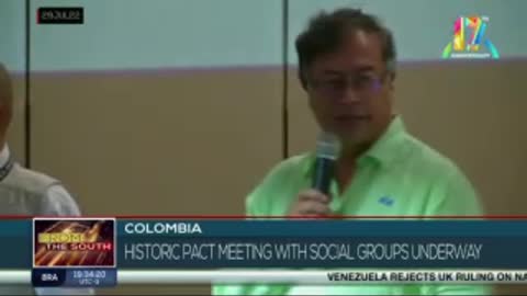 Colombia_ Historic Pact initiates meeting with citizens for social progress.