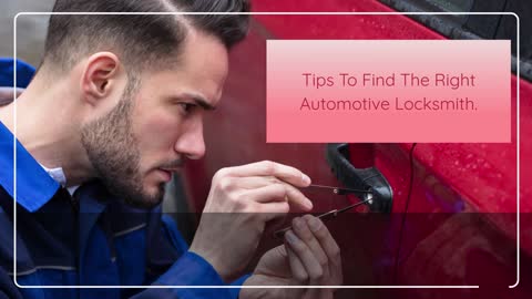 Automotive Locksmith