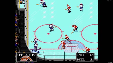 NHL '94 Sega Super Liga Game 30 - Hokkee (PHI) at Len the Lengend (MON)