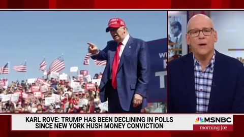 Karl Rove says Trump's poll numbers have dropped since his hush money conviction.