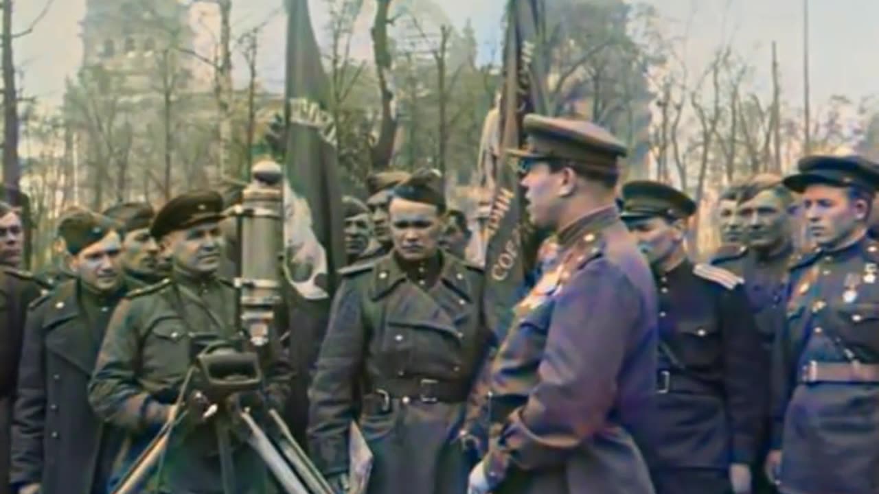 Soviet Troops Are Given a Speech After Berlin Falls - Post-War Reflection COLOURIZED 🇷🇺🗣️🎥