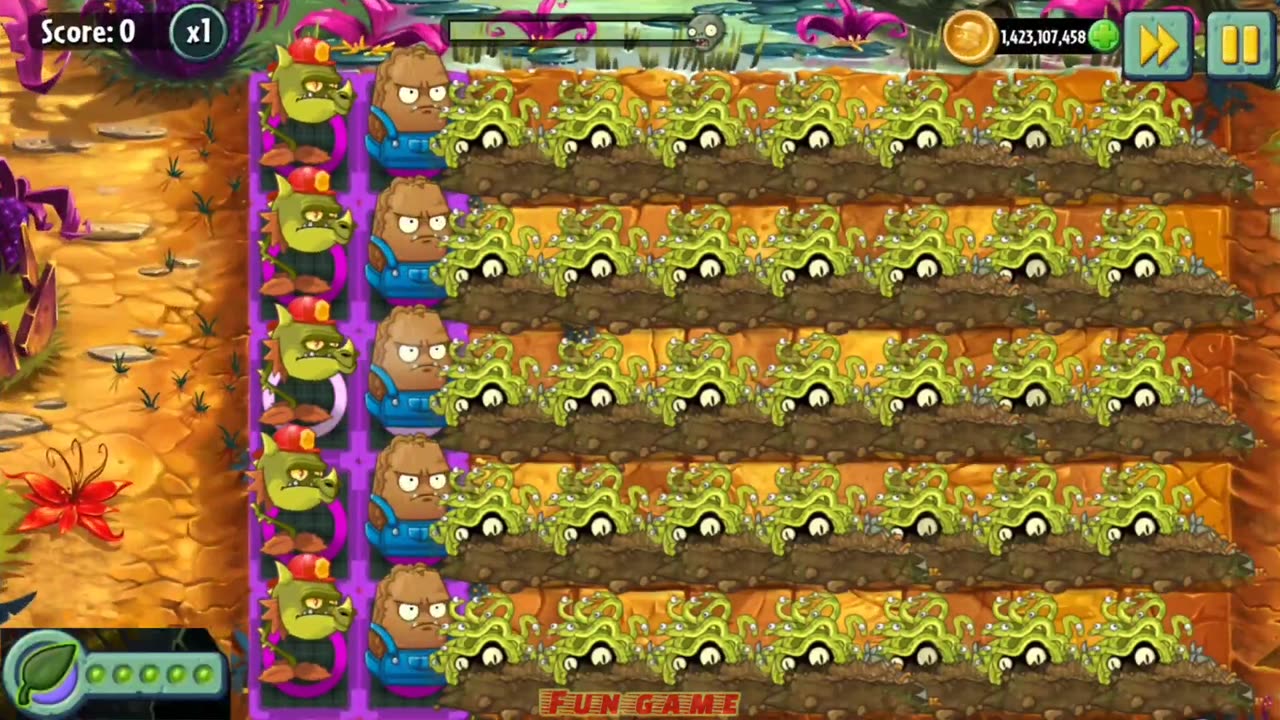 PvZ 2 All Plants Power Up VS 9999 Medusa Zombie - Who 's Best Plant?