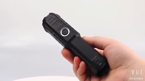 USB Rechargeable Tactical Flashlight Strong Light Zoom