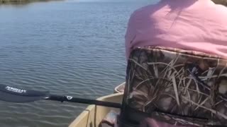 Louisiana Marsh Fishing in a Beavertail 2000