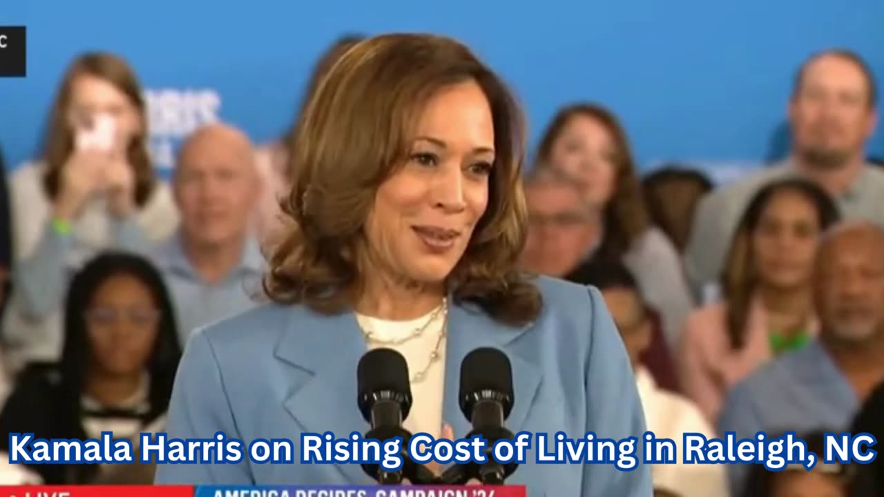 Kamala Harris on Rising Cost of Living in Raleigh, NC