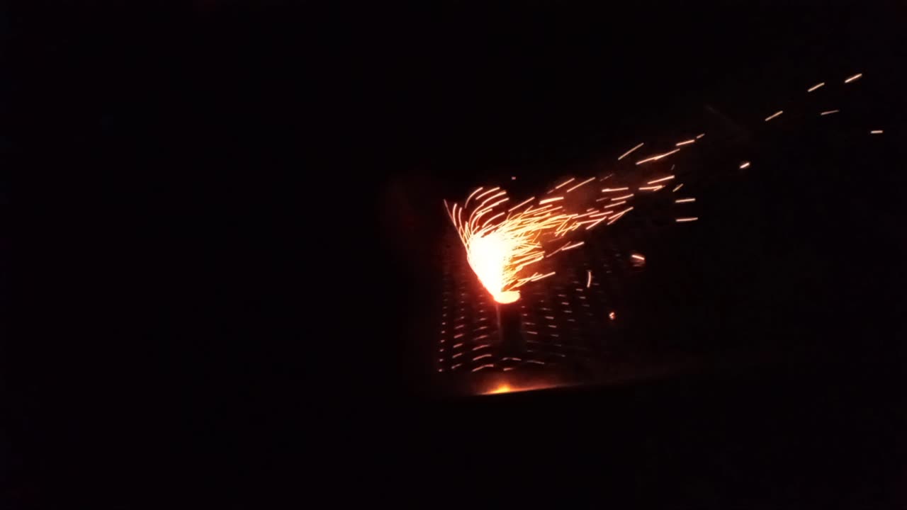 homemade mega smoke test at night