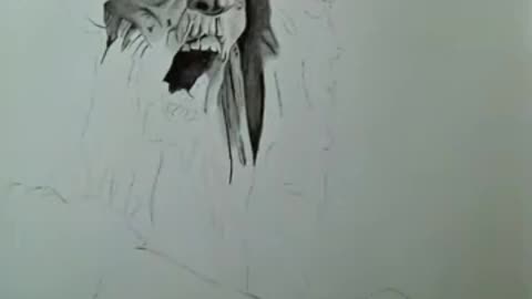 Drawing Figure - Krampus