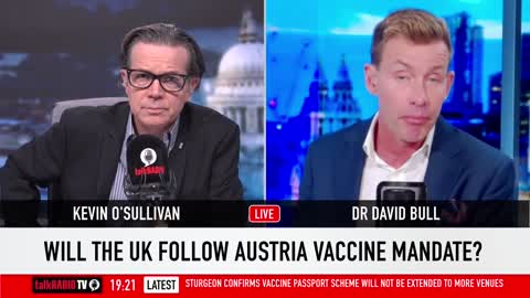 Dr David Bull's warning about Covid booster vaccine - 26 Nov 2021