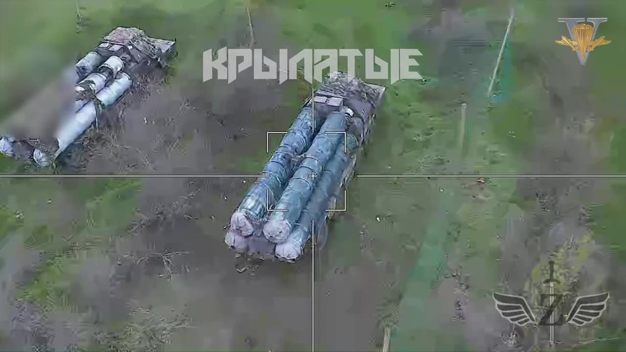 Ukrainian S300 disintegrated