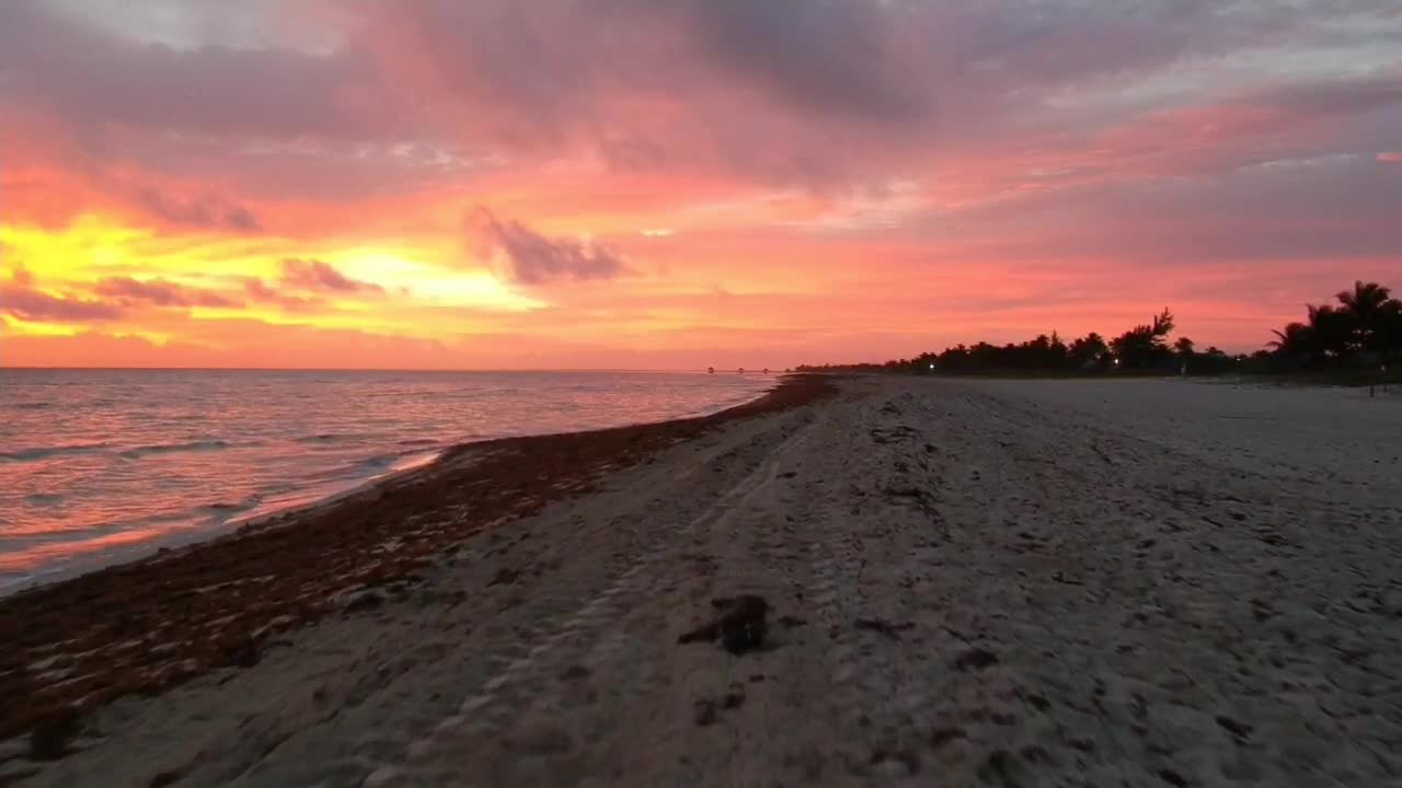 Beautiful Beach Sunset Nice