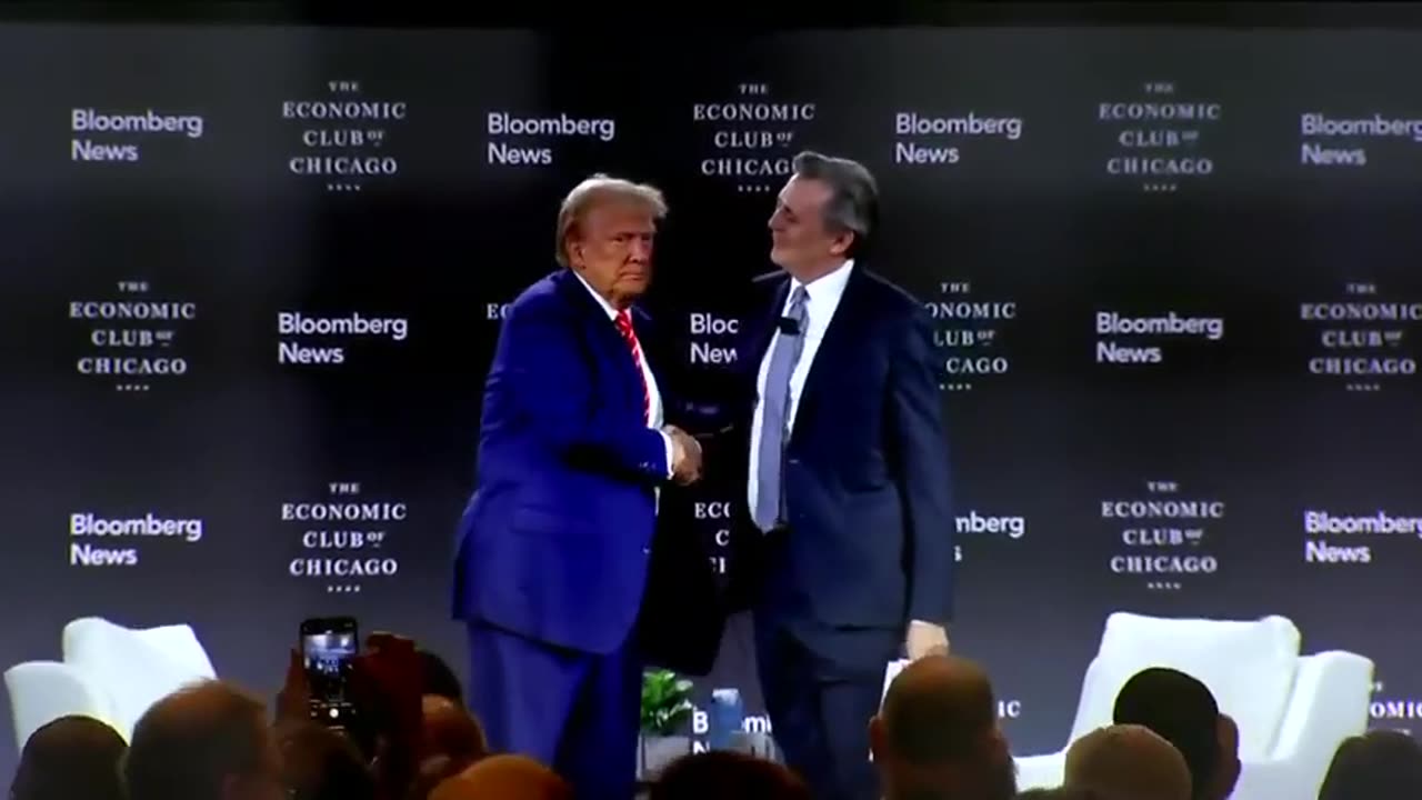 President Trump's Interview with Bloomberg at The Economic Club of Chicago