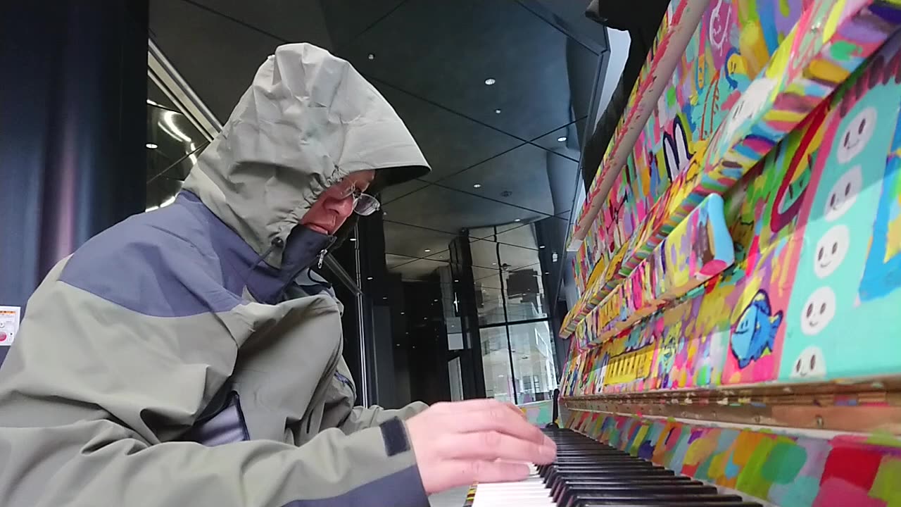 Shibuya on a Very windy day in March