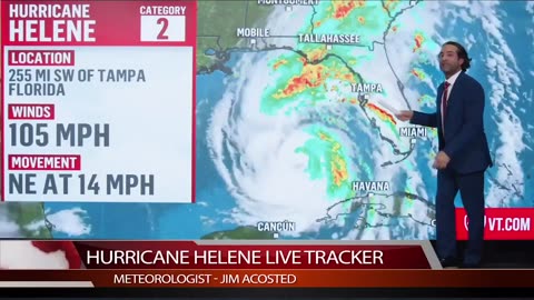 Hurricane Helene Chaos: Weatherman Loses It Live On Air.