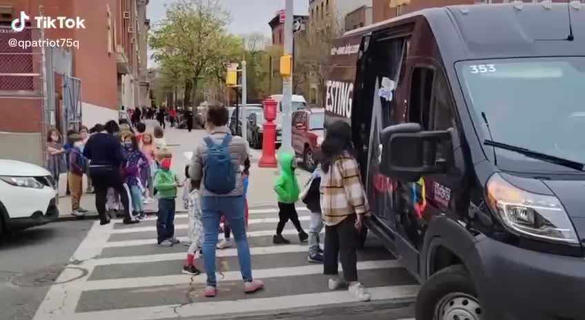 Kids covid tested by school.