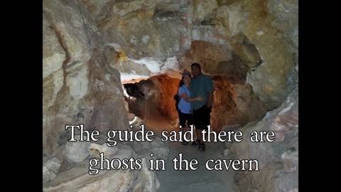 Grand Canyon Cavern Tour Ghost caught on Camera.