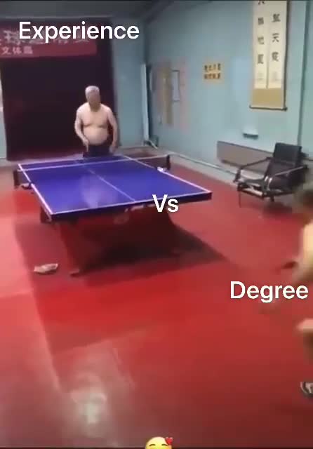 Experience vs degree
