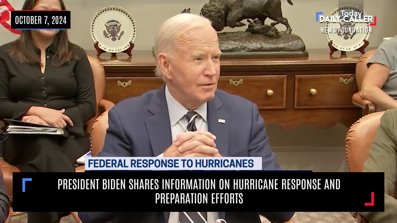 President Biden Gives Update on Hurricane Response and Readiness Plans