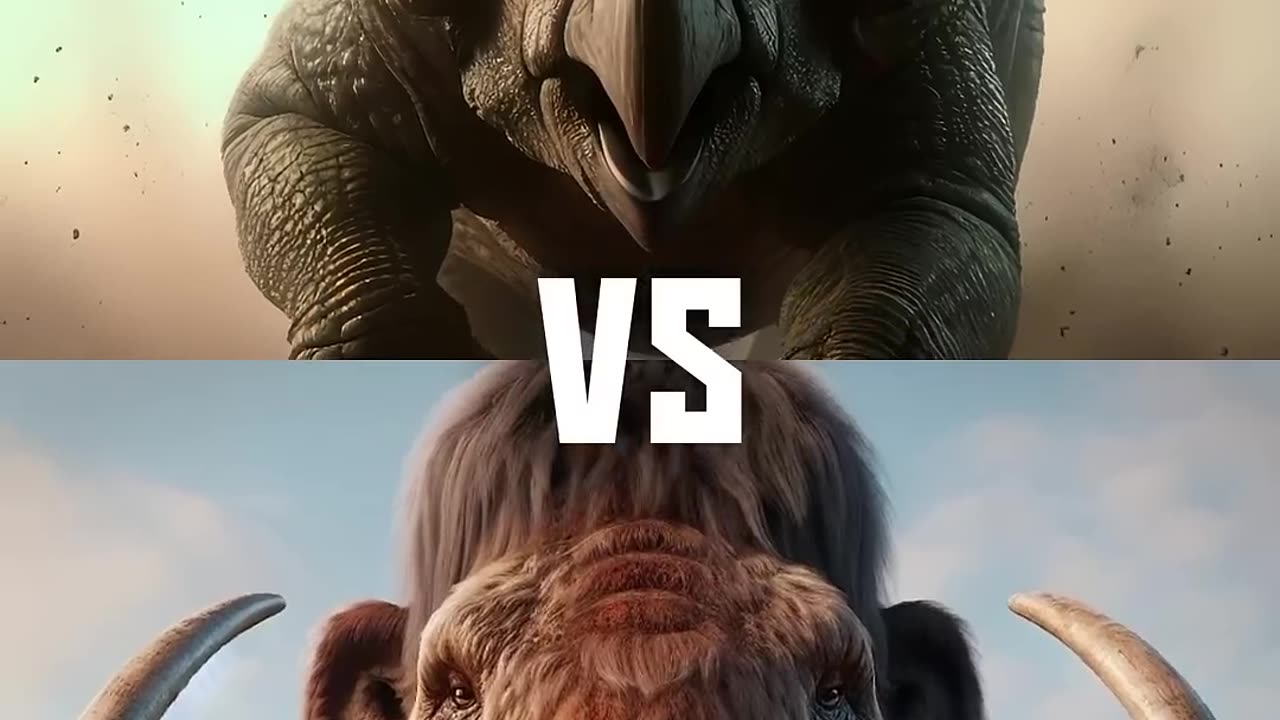 Mammoth vs animals