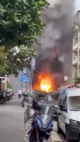Electric Car Fire