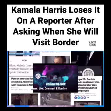 Harris Snaps At Reporter