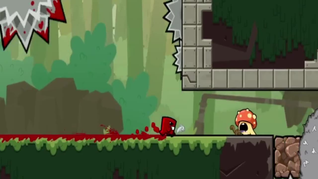 Completando Nivel #SuperMeatboyForever